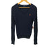 ポロバイラルフローレン Polo by RALPH LAUREN 90S ポニー Vネック コットン ケーブル ニット セーター レディース import:S