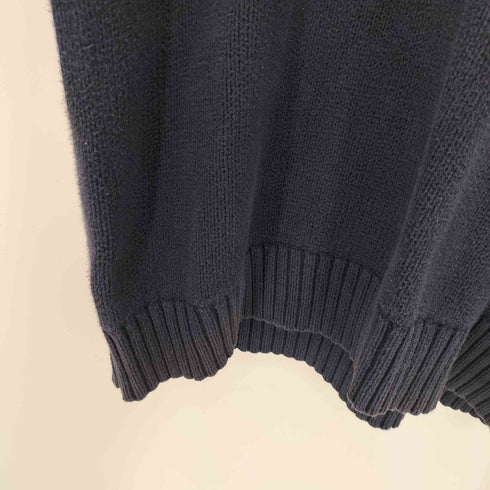 ポロバイラルフローレン Polo by RALPH LAUREN 90S PIMA COTTON ポニー 刺繍 クルーネック コットン ニット ベスト メンズ import:L