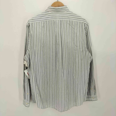 ラルフローレン RALPH LAUREN 90S CUSTOM FIT ポニー刺繍 ボタンダウン L/S ストライプ シャツ メンズ import:XL