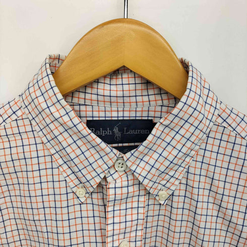 ラルフローレン RALPH LAUREN 90S CLASSIC FIT ポニー無し タッタ―ソール チェック L/S シャツ メンズ 15-1/2