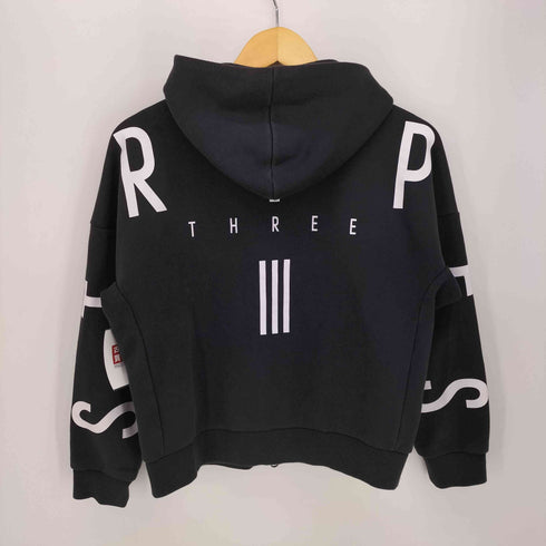 アディダス adidas 20SS ロゴ 袖 プリント ジップアップ パーカー レディース import:S