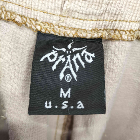 プラナ prAna USA製 ロゴ刺繍イージーパンツ メンズ M