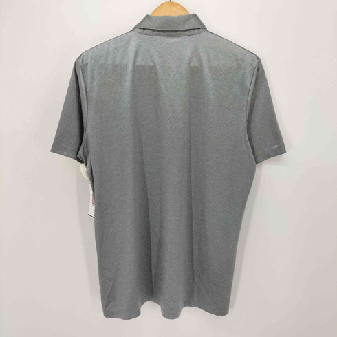 カルバンクラインゴルフ calvin klein golf ロゴプリント S/S メタリック ポロシャツ メンズ LL