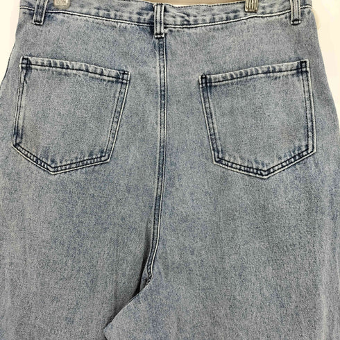 Alfred Alex ケミカル タックワイドデニムパンツ メンズ JPN:L