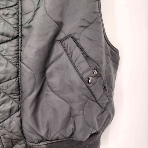 アルファインダストリーズ ALPHA INDUSTRIES USA製 リバーシブル キルティング MA-1 ベスト メンズ import:M