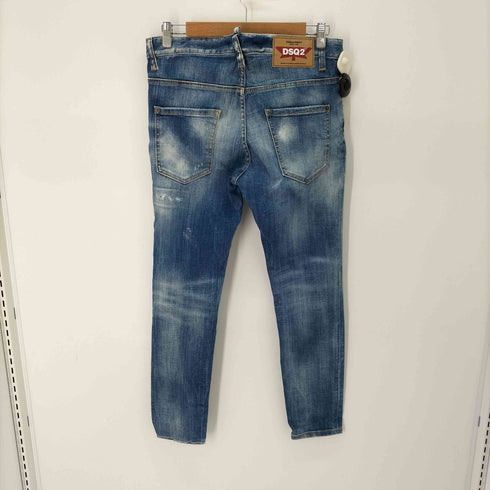 ディースクエアード DSQUARED2 22SS SKATER JEANスケータージーン ヴィンテージウォッシュクラッシュ&リペアデニム メンズ 46