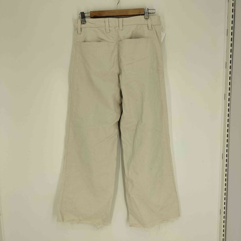 ザラ ZARA ジップフライ カットオフ ワイド バギー デニム パンツ メンズ 38
