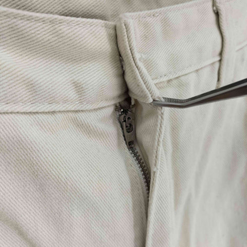 ザラ ZARA ジップフライ カットオフ ワイド バギー デニム パンツ メンズ 38