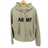 ユーエスアーミー U.S. ARMY 90S SWEATSHIRT HOODED PHYSICAL FITNESS UNIFORM ジップアップ スウェット パーカー ロケットタロン 91年 メンズ import:L
