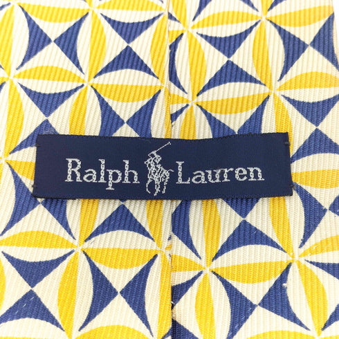 ラルフローレン RALPH LAUREN 総柄 シルクネクタイ メンズ