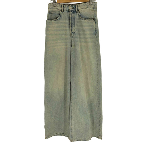 ザラ ZARA オーバーダイ バギー デニム パンツ メンズ 36