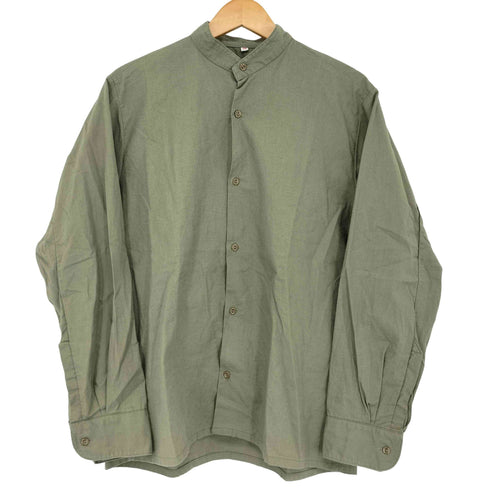 ジャーマンアーミー GERMAN ARMY チェコ軍 ミリタリー スリーピング バンドカラー L/S シャツ カットソー メンズ 38