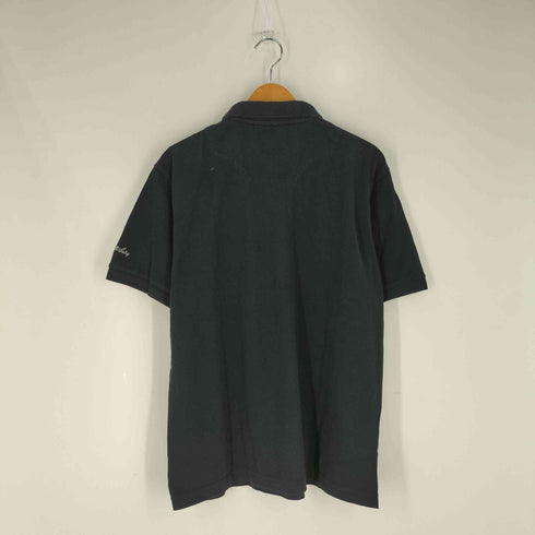 カンタベリー CANTERBURY ロゴ刺繍 鹿の子 半袖 ポロシャツ メンズ import:XL