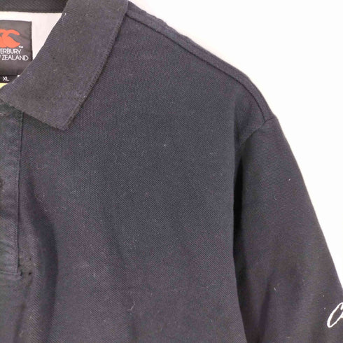 カンタベリー CANTERBURY ロゴ刺繍 鹿の子 半袖 ポロシャツ メンズ import:XL