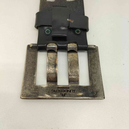 ジェイリンドバーグ J.LINDEBERG ロゴ刻印 スタッズ レザーベルト メンズ