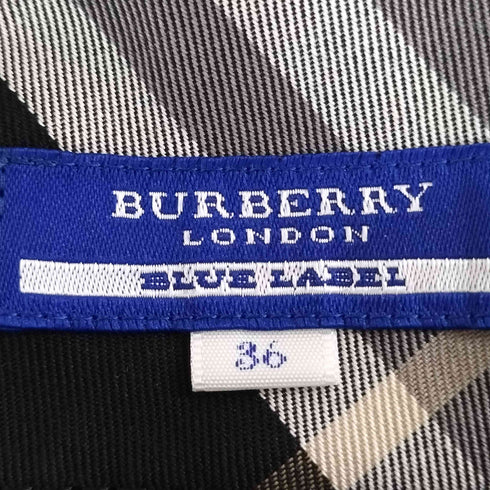 バーバリーブルーレーベル BURBERRY BLUE LABEL カシミヤ混 ショートパンツ レディース DE:36