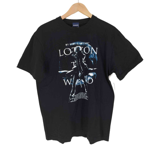 コスパ COSPA キャラクタープリントクルーネックTシャツ メンズ L