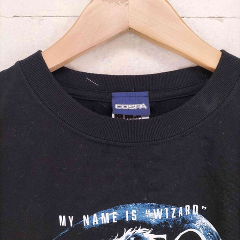 コスパ COSPA キャラクタープリントクルーネックTシャツ メンズ L