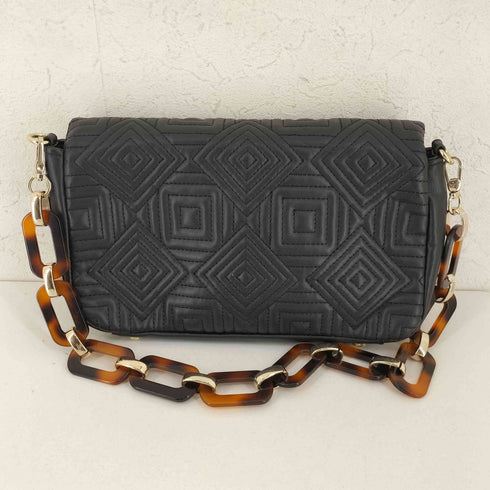 ザラ ZARA キルティングフェイクレザーショルダーバック レディース