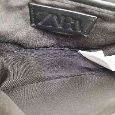 ザラ ZARA キルティングフェイクレザーショルダーバック レディース