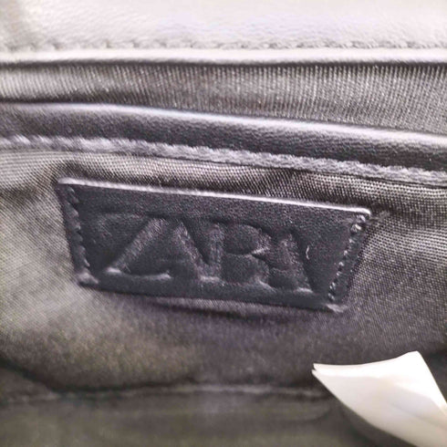 ザラ ZARA キルティングフェイクレザーショルダーバック レディース