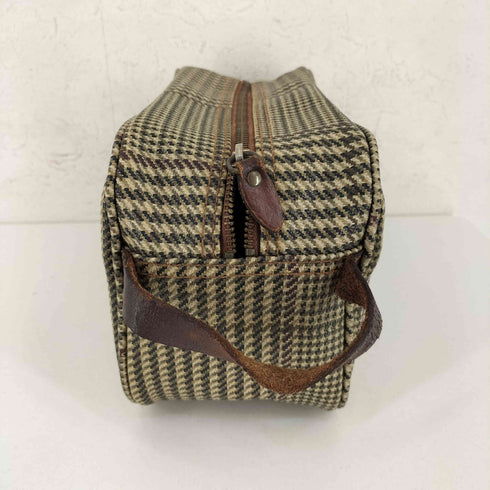 ポロラルフローレン POLO RALPH LAUREN PVCレザー 千鳥格子 セカンドバック メンズ