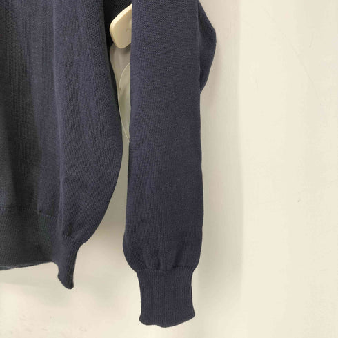 バーバリーズ BURBERRYS ロゴ刺繍 ゴルフウェア 長袖 Vネックニット メンズ JPN:M