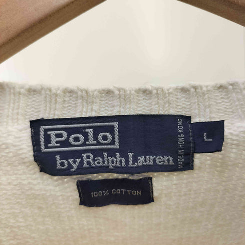 ポロバイラルフローレン Polo by RALPH LAUREN スモールポニー刺繍 コットンニット メンズ JPN:L