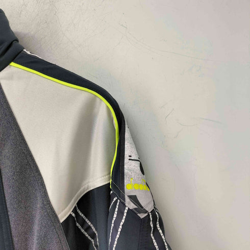 ディアドラ DIADORA 90s ロゴ刺繍 ジップアップ トラックジャケット メンズ  32