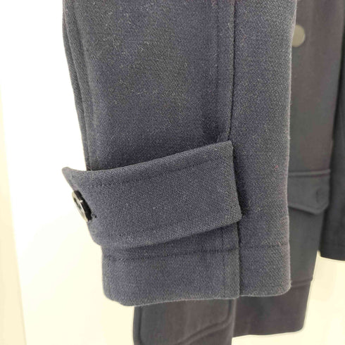 バーニーズニューヨーク BARNEYS NEWYORK ウール混 フーデッドダッフルコート メンズ JPN:L