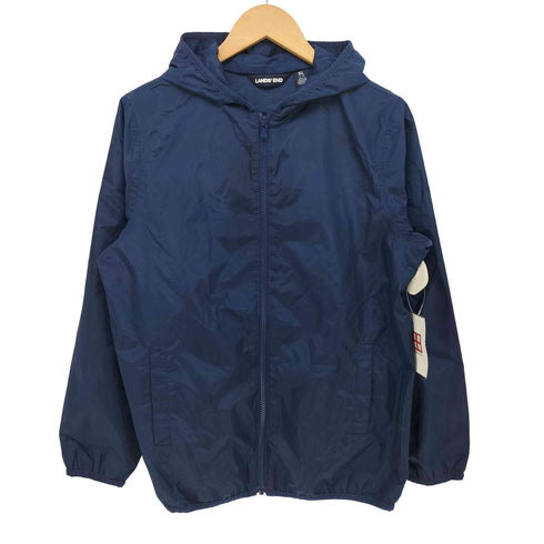 ランズエンド LANDS END 裏地メッシュ リップストップ ジップアップ フーディ ジャケット メンズ import:XL