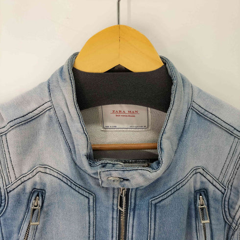 ザラマン ZARA MAN ジップアップ デニムジャケット メンズ import:M