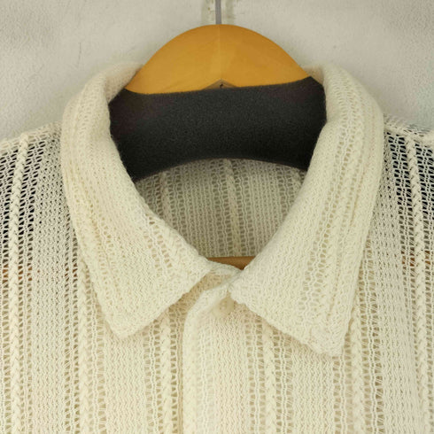 ビームス BEAMS メッシュ オープンカラーシャツ メンズ JPN:L