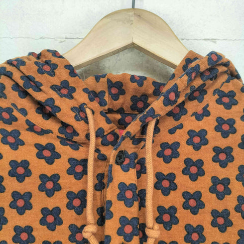 シュプリーム Supreme 15AW Hooded Flower Flannel Shirt メンズ M
