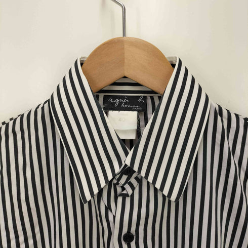 アニエスベーオム Agnes b.homme ストライプ 長袖シャツ メンズ US:40