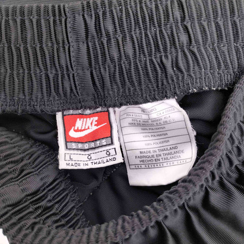 ナイキ NIKE 90S TEAMタグ サイドスナップボタン スウッシュ ロゴ刺繍 ジャージ トラックパンツ メンズ  L