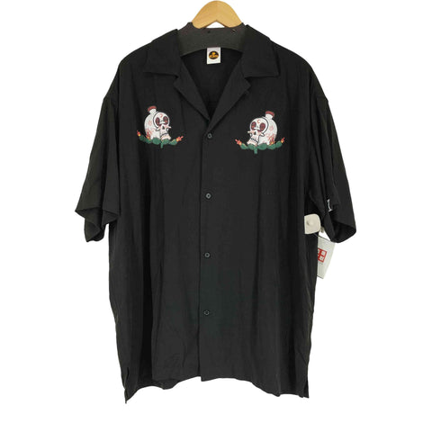 S/S レーヨン 開襟シャツ メンズ