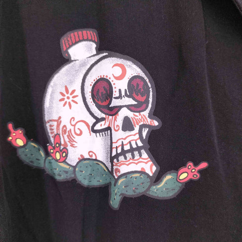 S/S レーヨン 開襟シャツ メンズ