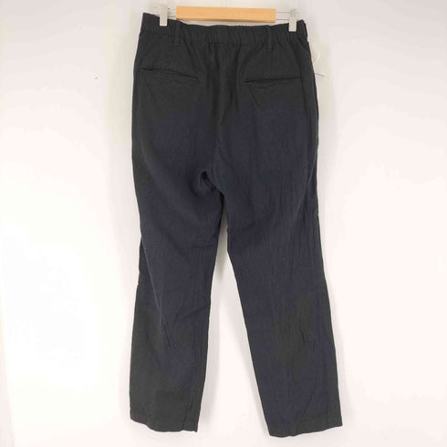 LA MOND リネン混 1タック パンツ メンズ 3