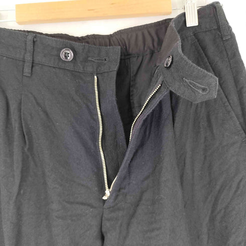 LA MOND リネン混 1タック パンツ メンズ 3