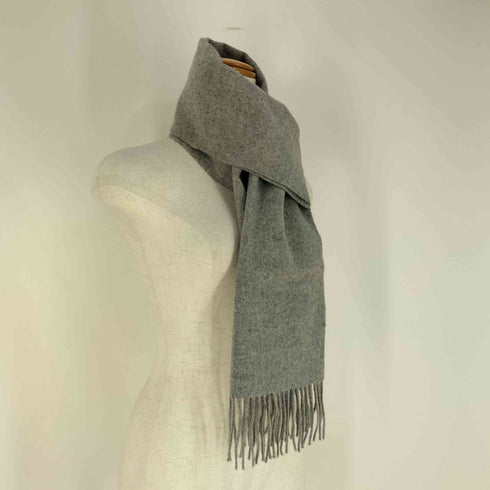 ジョンストンズオブエルガン johnstons of elgin カシミア100% フリンジ マフラー レディース