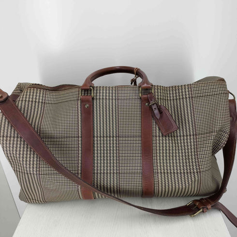 ポロラルフローレン POLO RALPH LAUREN チェック レザー 2wayボストンバッグ レディース