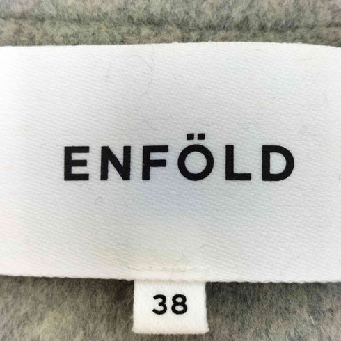 エンフォルド ENFOLD ソフトリバー ノーカラーコート レディース JPN:38