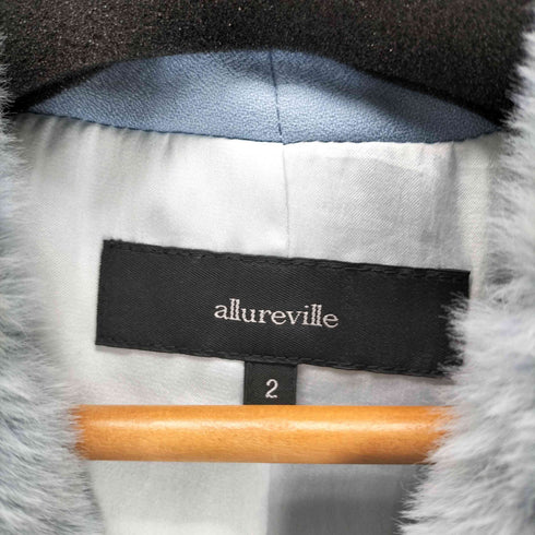 アルアバイル allureville フェイクファージャケット レディース JPN:2