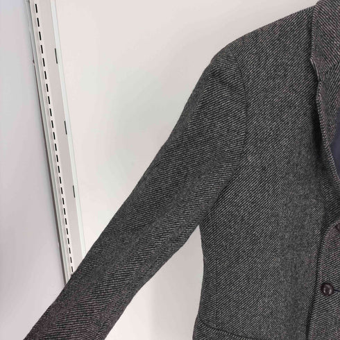 ノーアイディー NO ID. スウェット地  ダメージ 2B テーラード ジャケット メンズ JPN:2