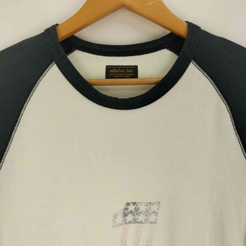 ネイバーフッド NEIGHBORHOOD 星条旗 プリント ラグランスリーブ カットソー  メンズ JPN:S