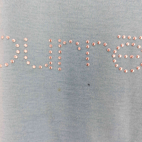 クレージュ courreges 00S ロゴ ラインストーン S/S Tシャツ レディース 9R