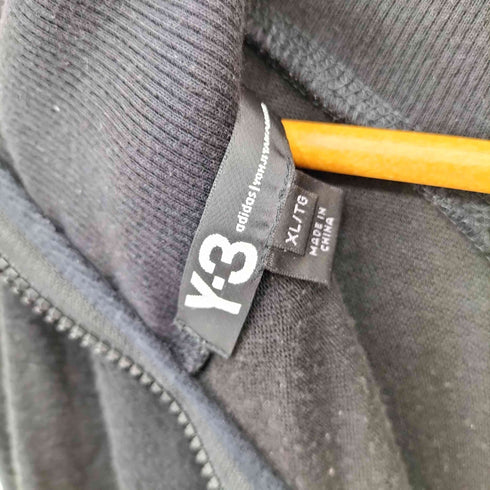 ワイスリー Y-3 ロングリブ ダブルジップ サムホール ドレープトラックジャケット メンズ XL