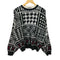 80-90S 総柄 アクリル ニット メンズ import:M