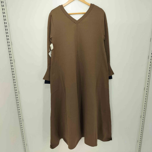 マージュール marjour BELLSLEEVE KNIT ONEPIECE レディース S-M